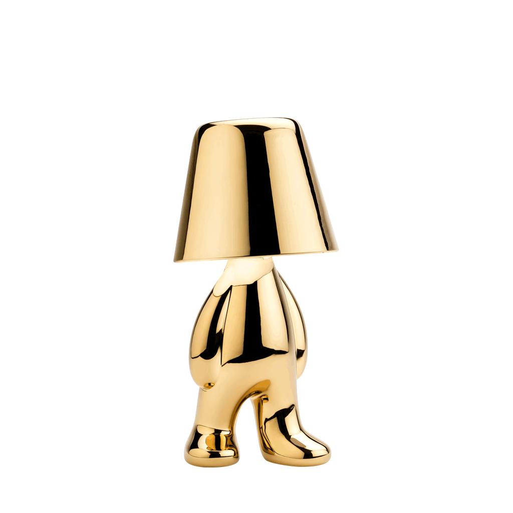 Lampka GOLDEN BROTHER TOM złoty Qeeboo    Eye on Design