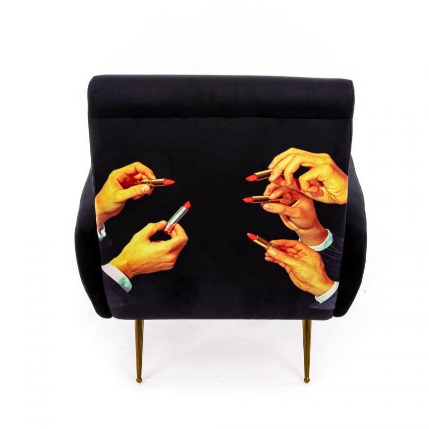 LIPSTICKS armchair black - Eye on Design