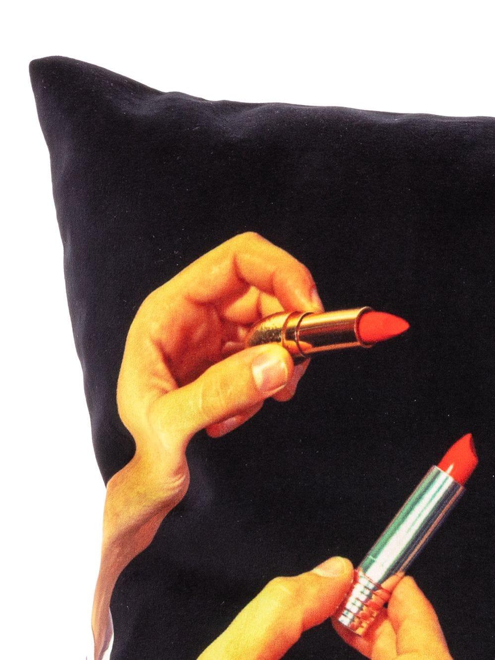 LIPSTICKS cushion black - Eye on Design