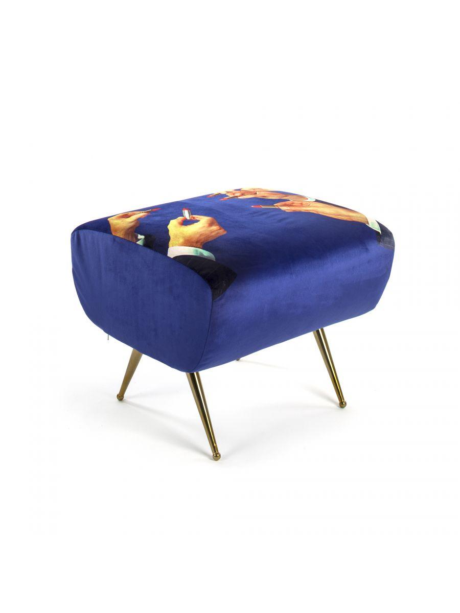 LIPSTICKS pouffe blue - Eye on Design