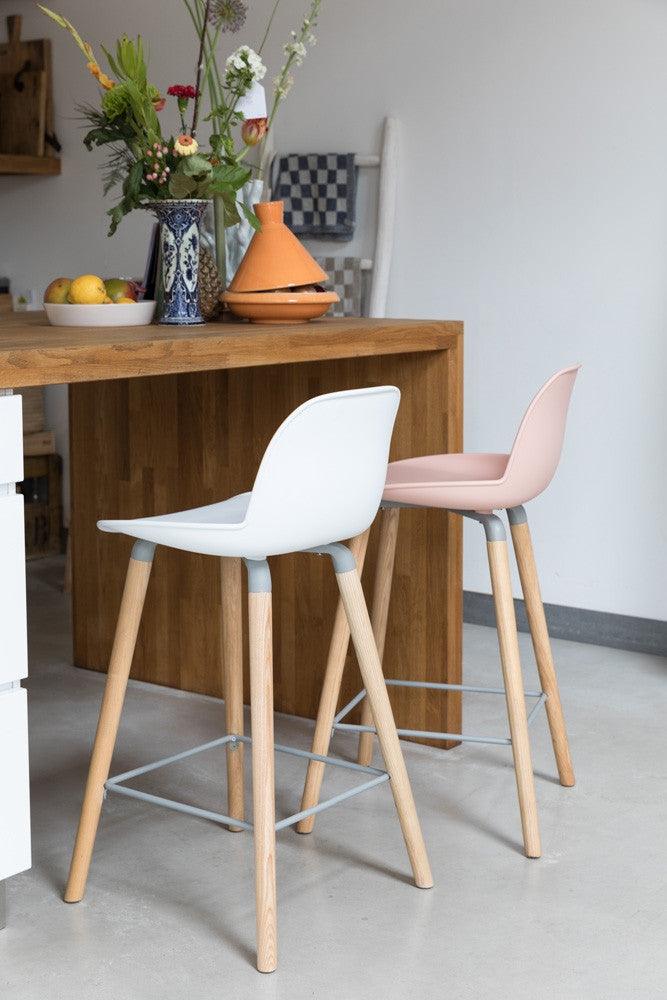 Low bar stool ALBERT KUIP pink - Eye on Design