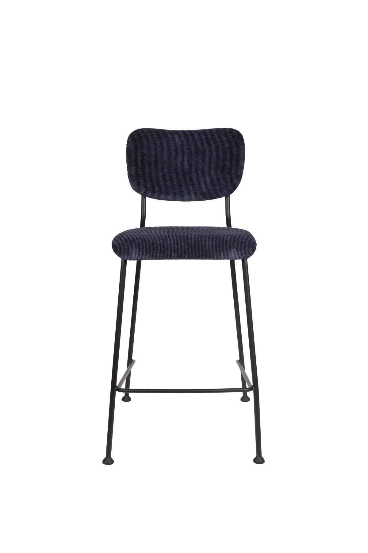 Low hocker BENSON navy blue, Zuiver, Eye on Design