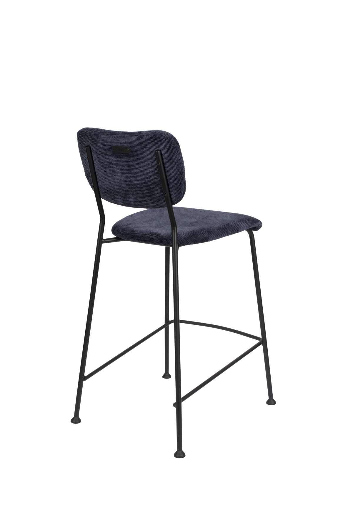 Low hocker BENSON navy blue, Zuiver, Eye on Design