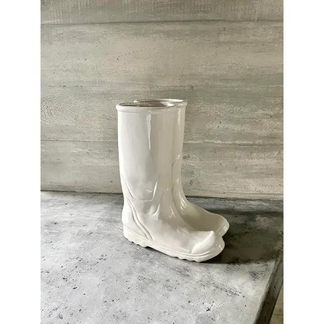 MEMORABILIA MY RAINBOOTS umbrella stand white - Eye on Design