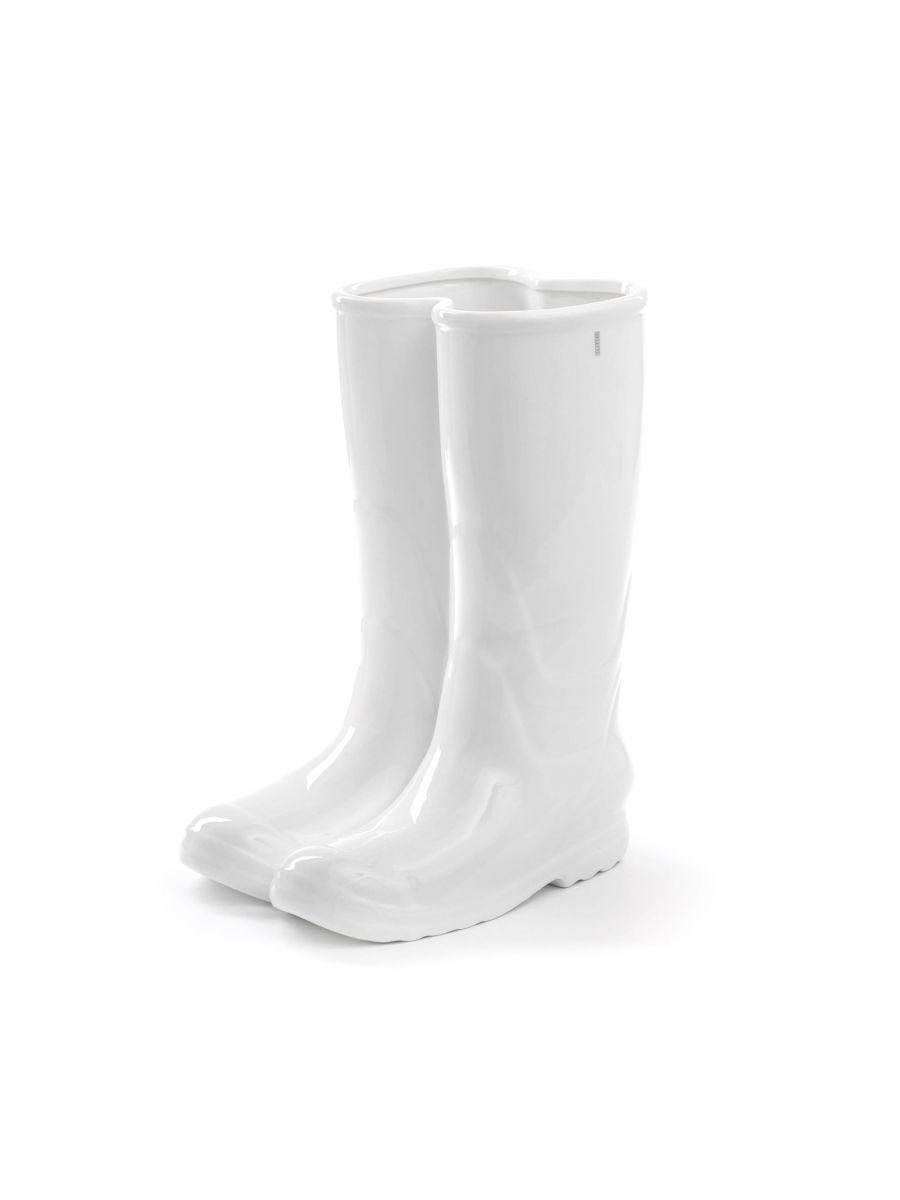 MEMORABILIA MY RAINBOOTS umbrella stand white - Eye on Design