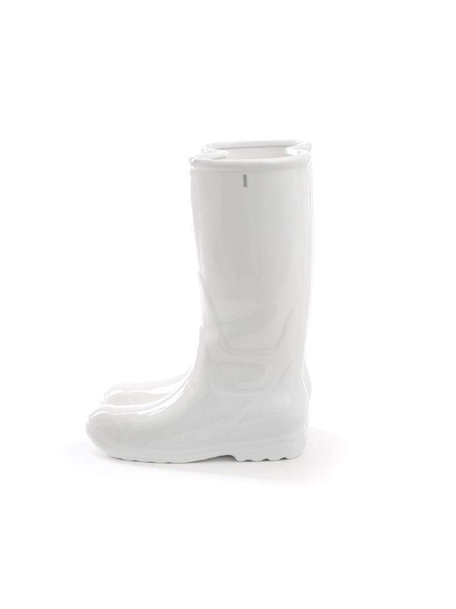 MEMORABILIA MY RAINBOOTS umbrella stand white - Eye on Design