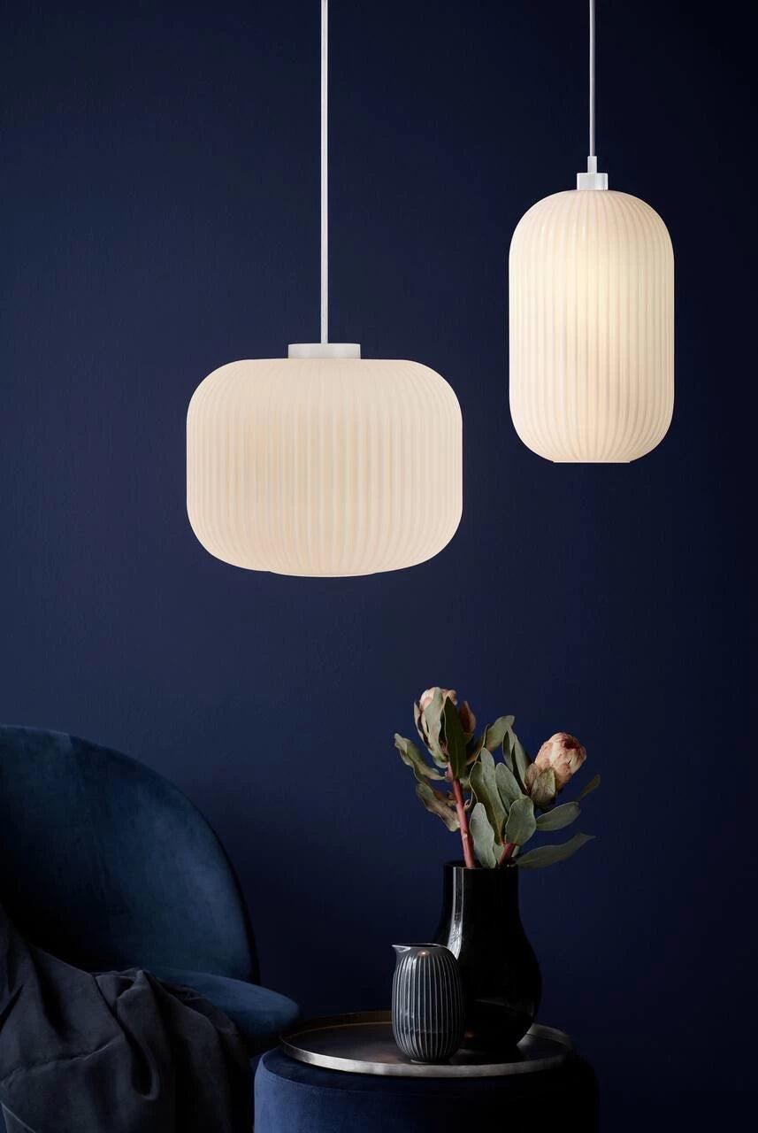 MILFORD OVAL glass pendant lamp - Eye on Design