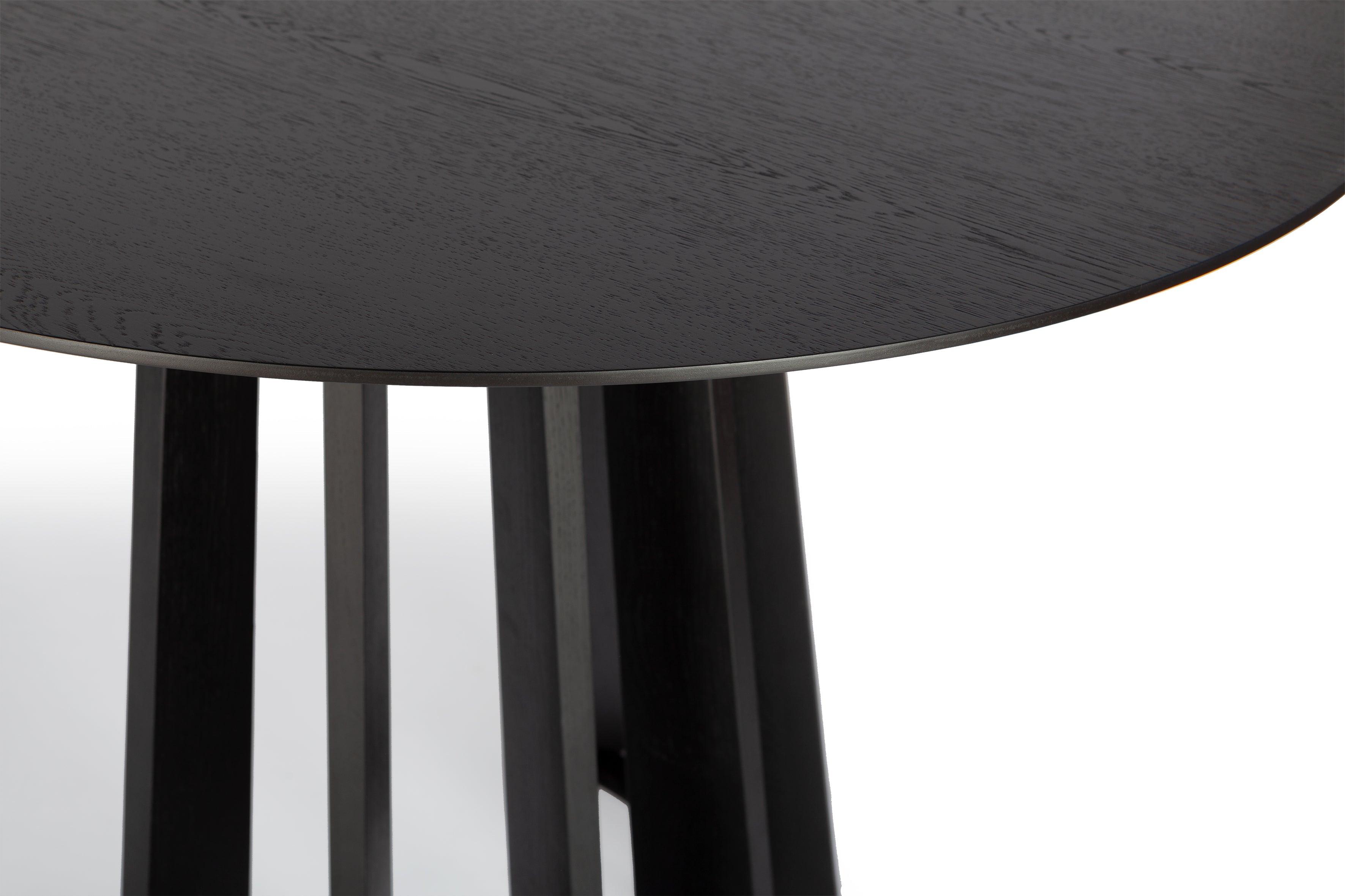 MOLDE OVAL table black oak - Eye on Design