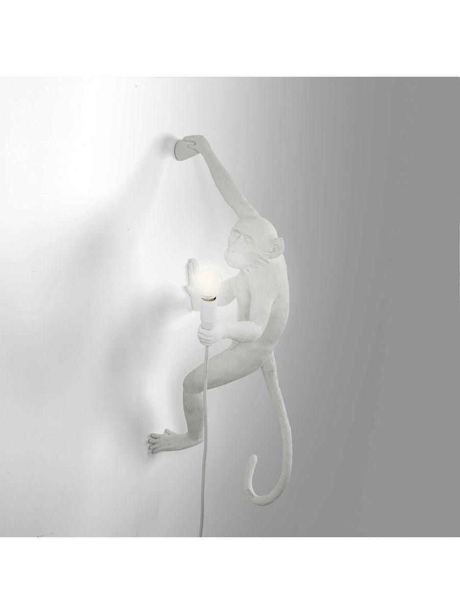 MONKEY HANGING wall lamp - RIGHT white - Eye on Design