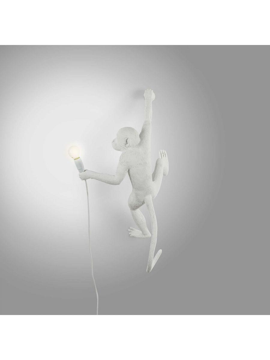 MONKEY HANGING wall lamp - RIGHT white - Eye on Design