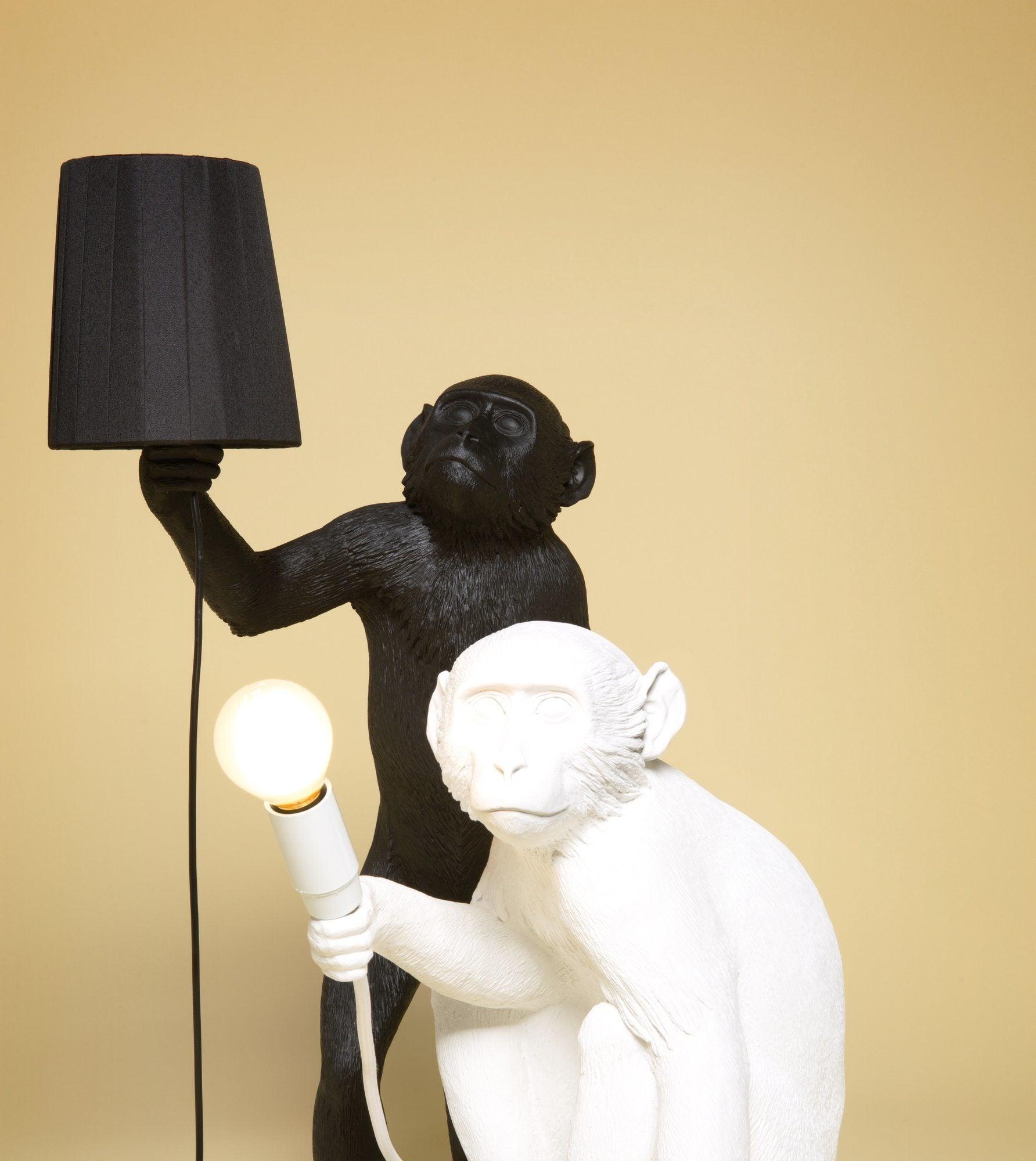 MONKEY SITTING lamp white - Eye on Design