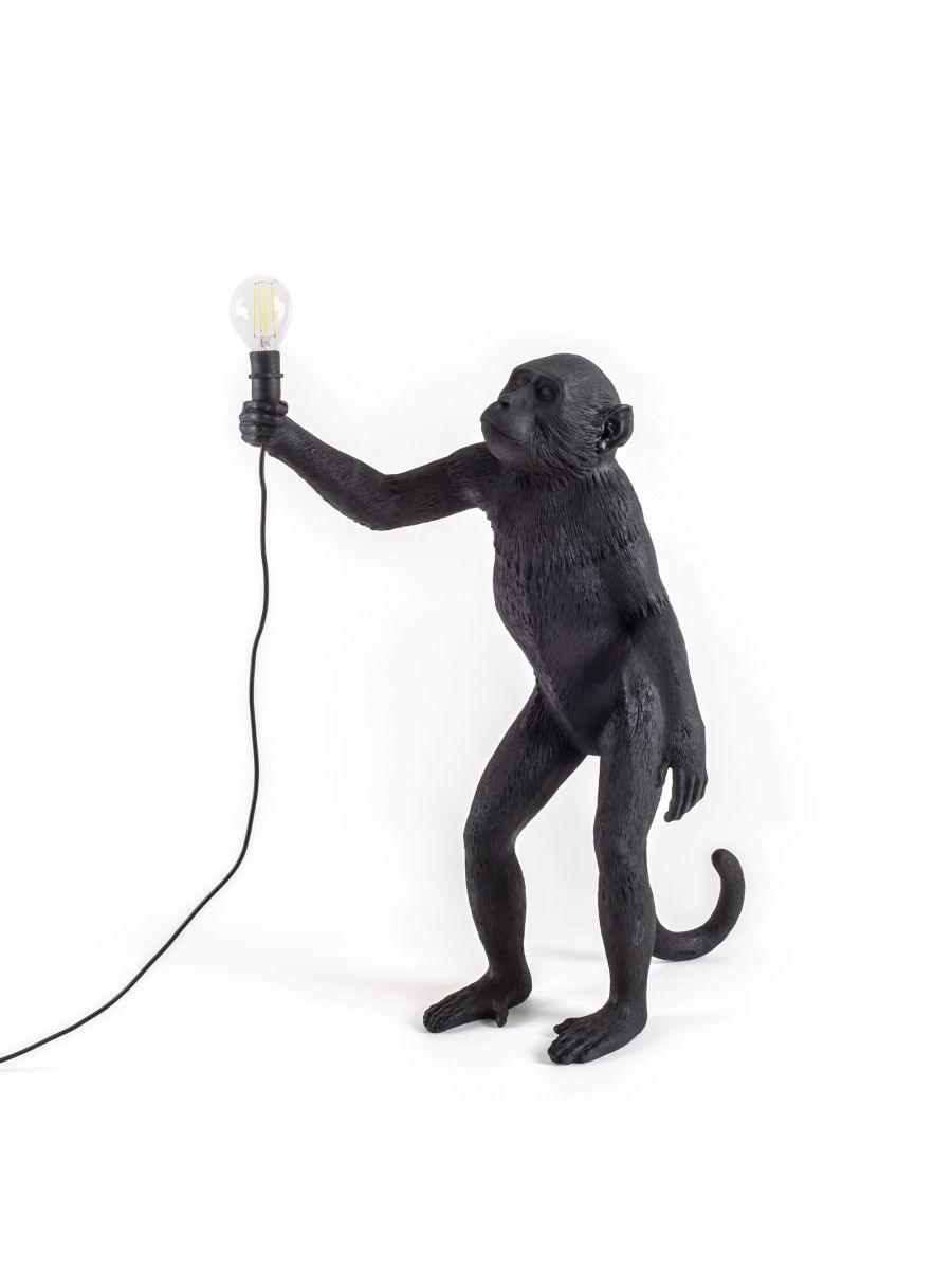 MONKEY STANDING lamp black - Eye on Design