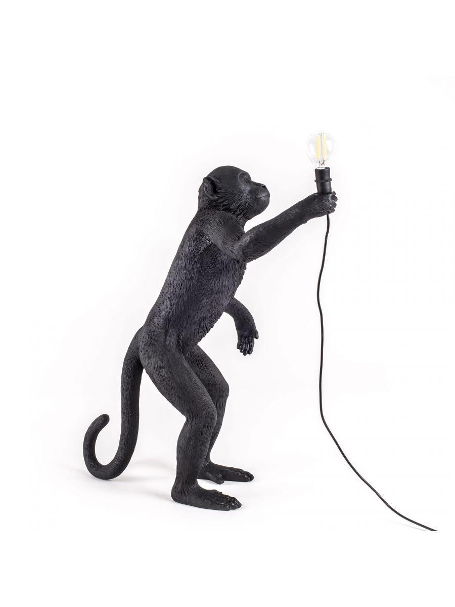 MONKEY STANDING lamp black - Eye on Design