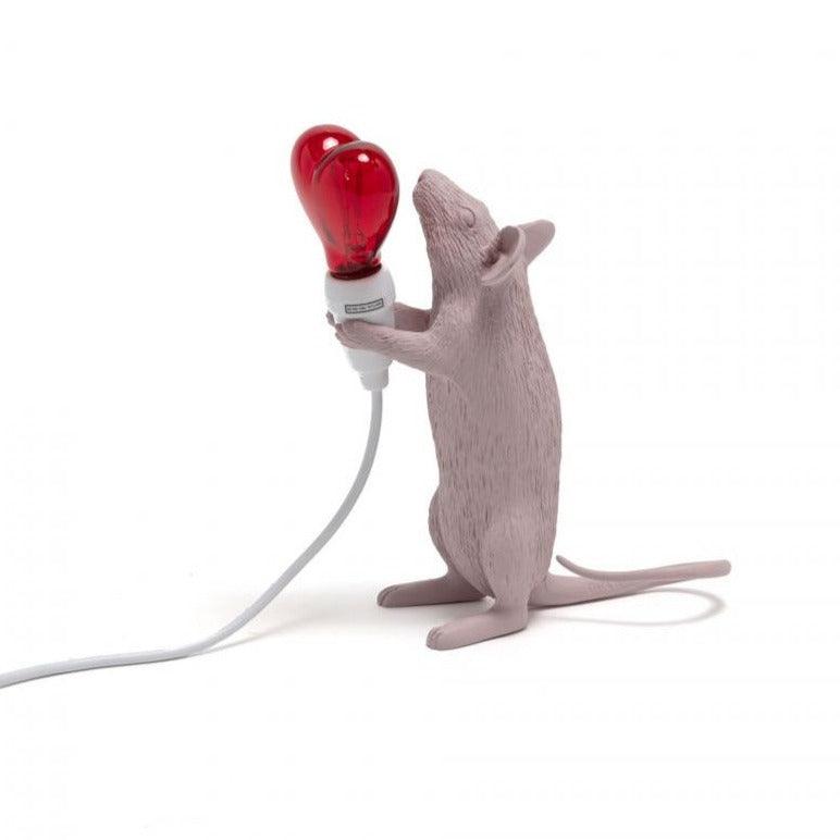 MOUSE STEP LOVE lamp soft pink - Eye on Design