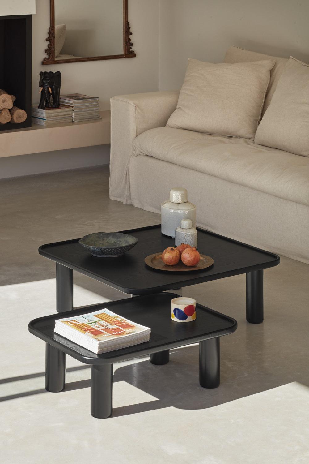 NEST coffee table set black - Eye on Design