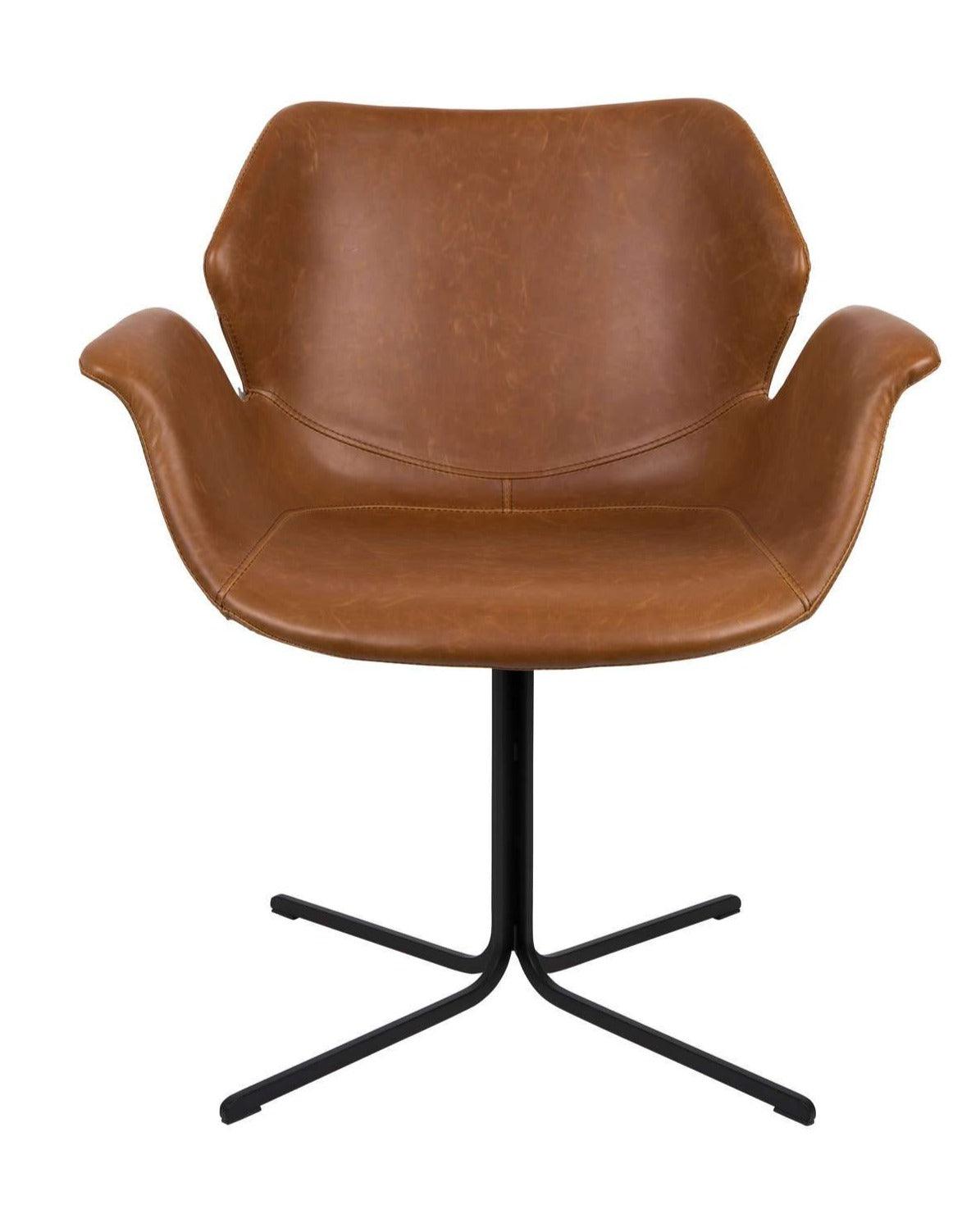 NIKKI armchair brown - Eye on Design