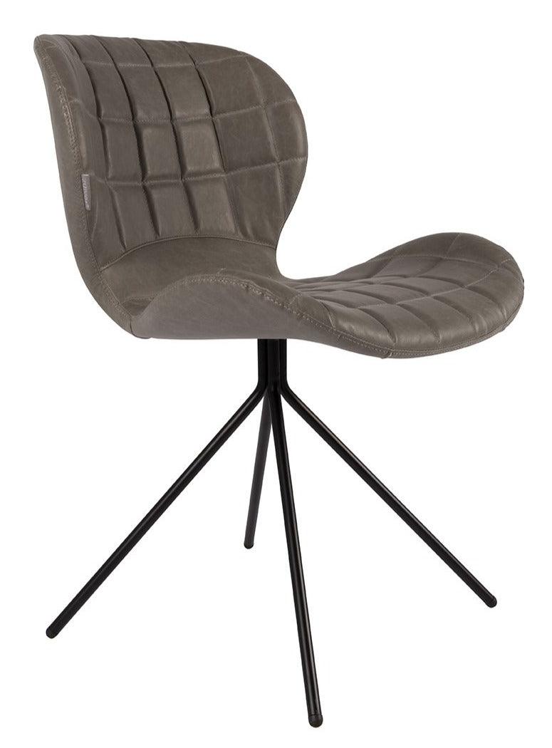 OMG chair grey eco leather, Zuiver, Eye on Design