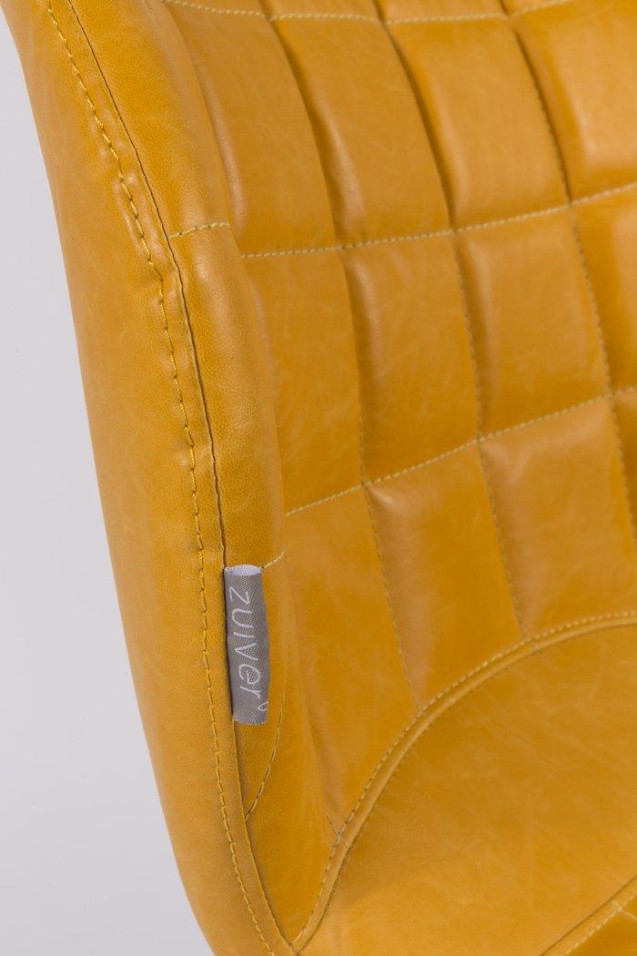 OMG chair yellow eco leather, Zuiver, Eye on Design