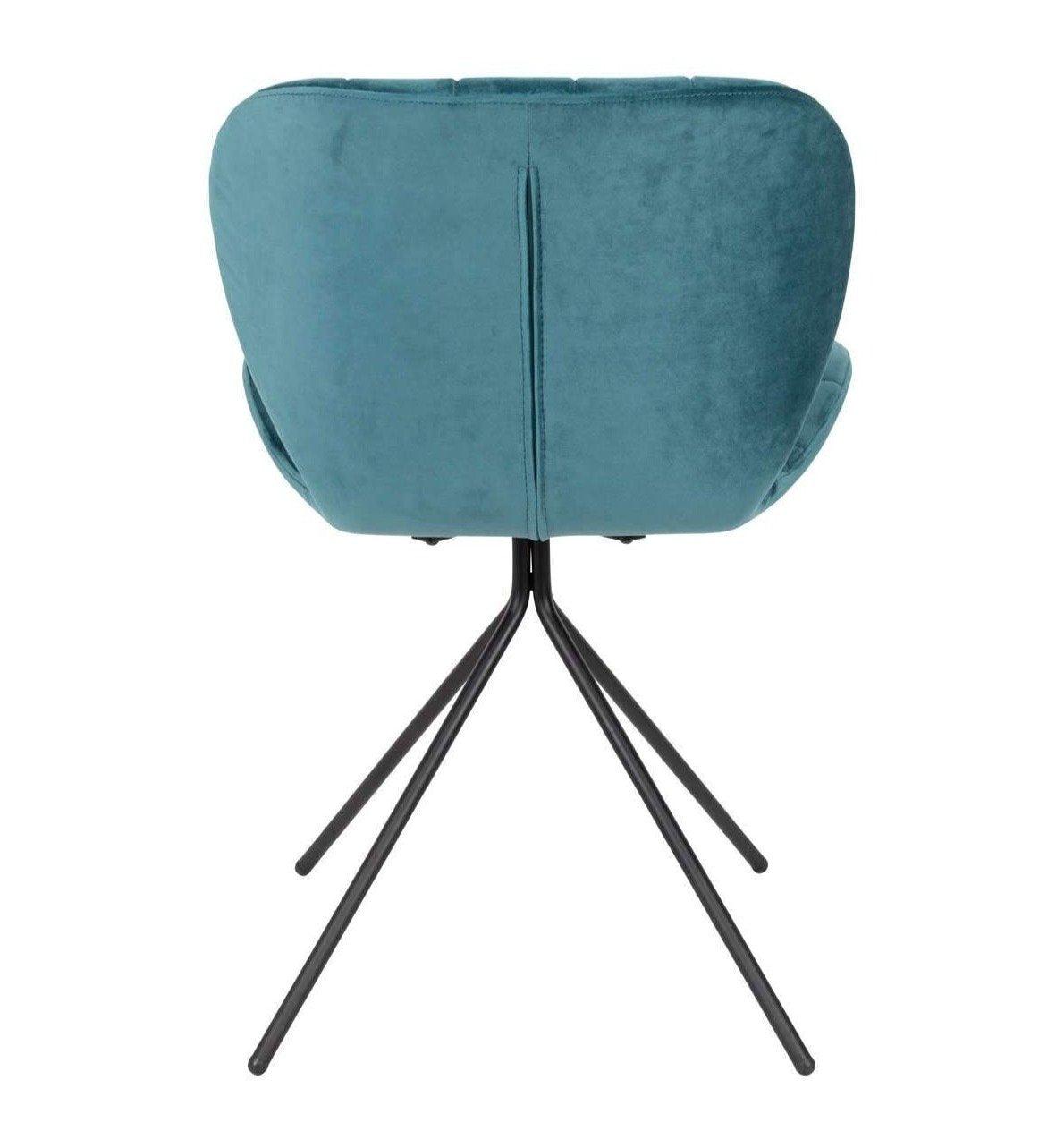 OMG VELVET chair blue - Eye on Design