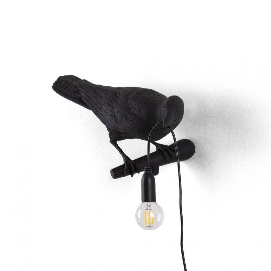 Outdoor lamp BIRD LOOKING RIGHT black - Eye on Design