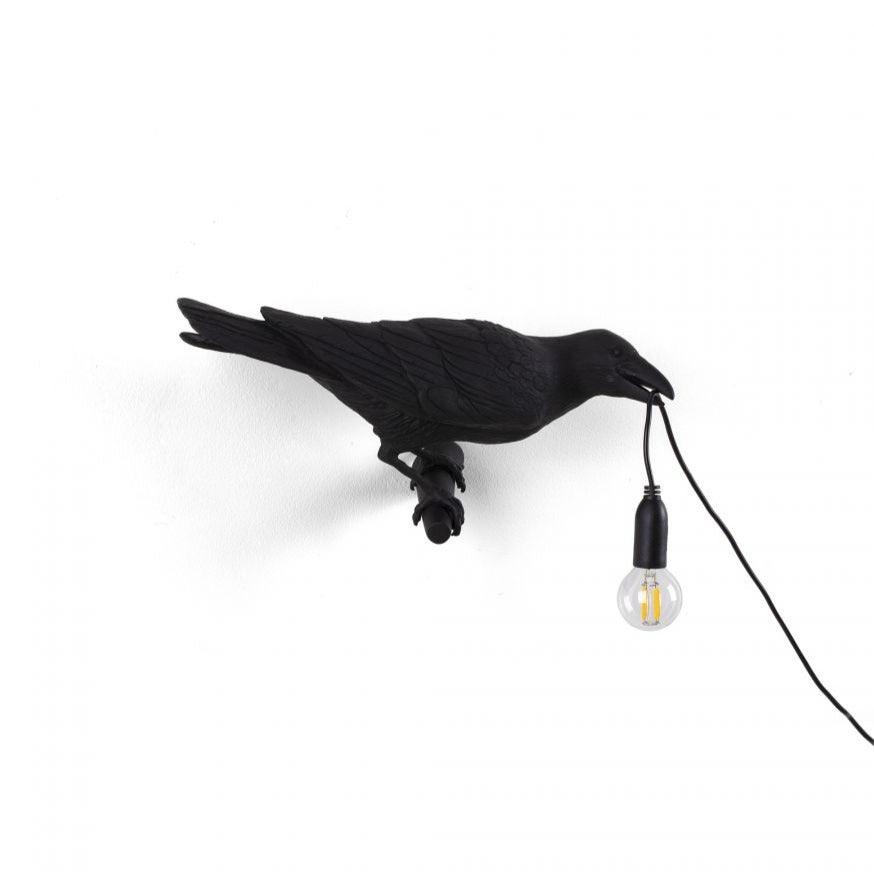 Outdoor lamp BIRD LOOKING RIGHT black - Eye on Design