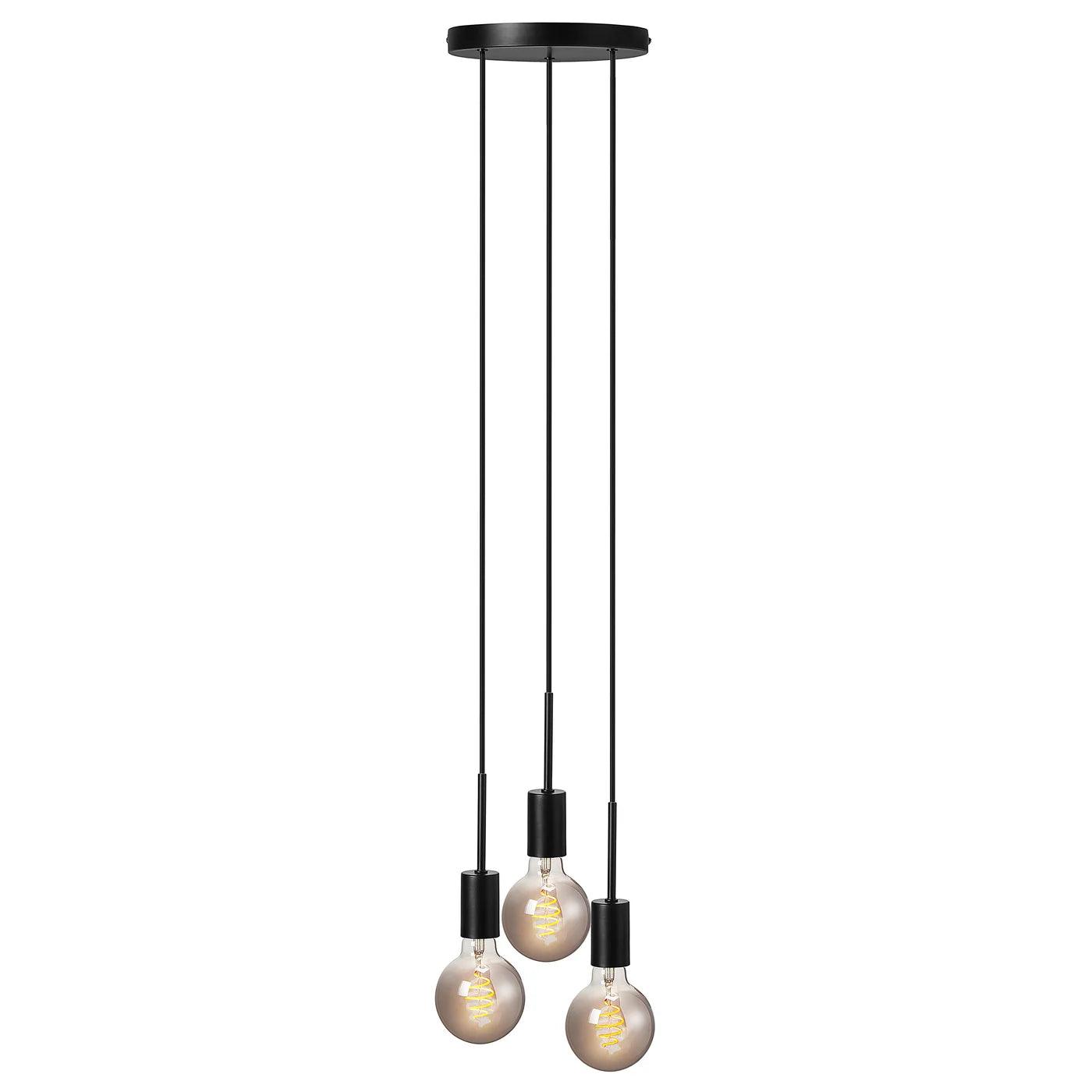 PACO TRIO pendant lamp black - Eye on Design