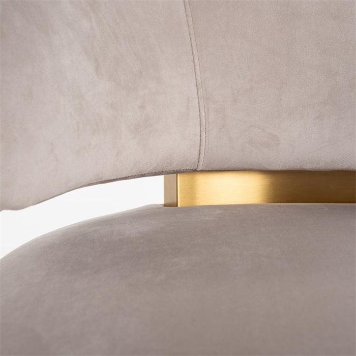 PARMA beige swivel armchair - Eye on Design