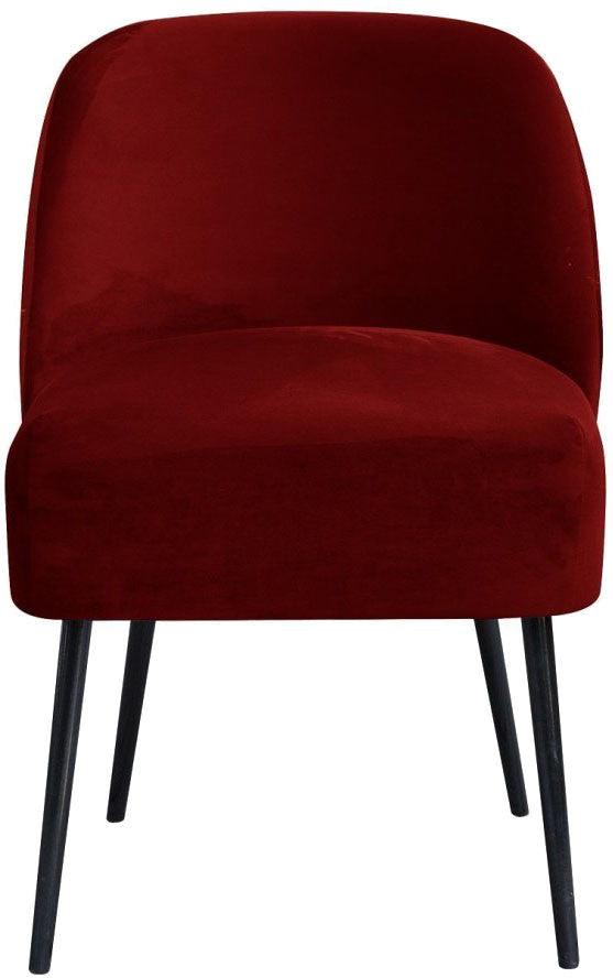 POLO VELVET armchair maroon - Eye on Design