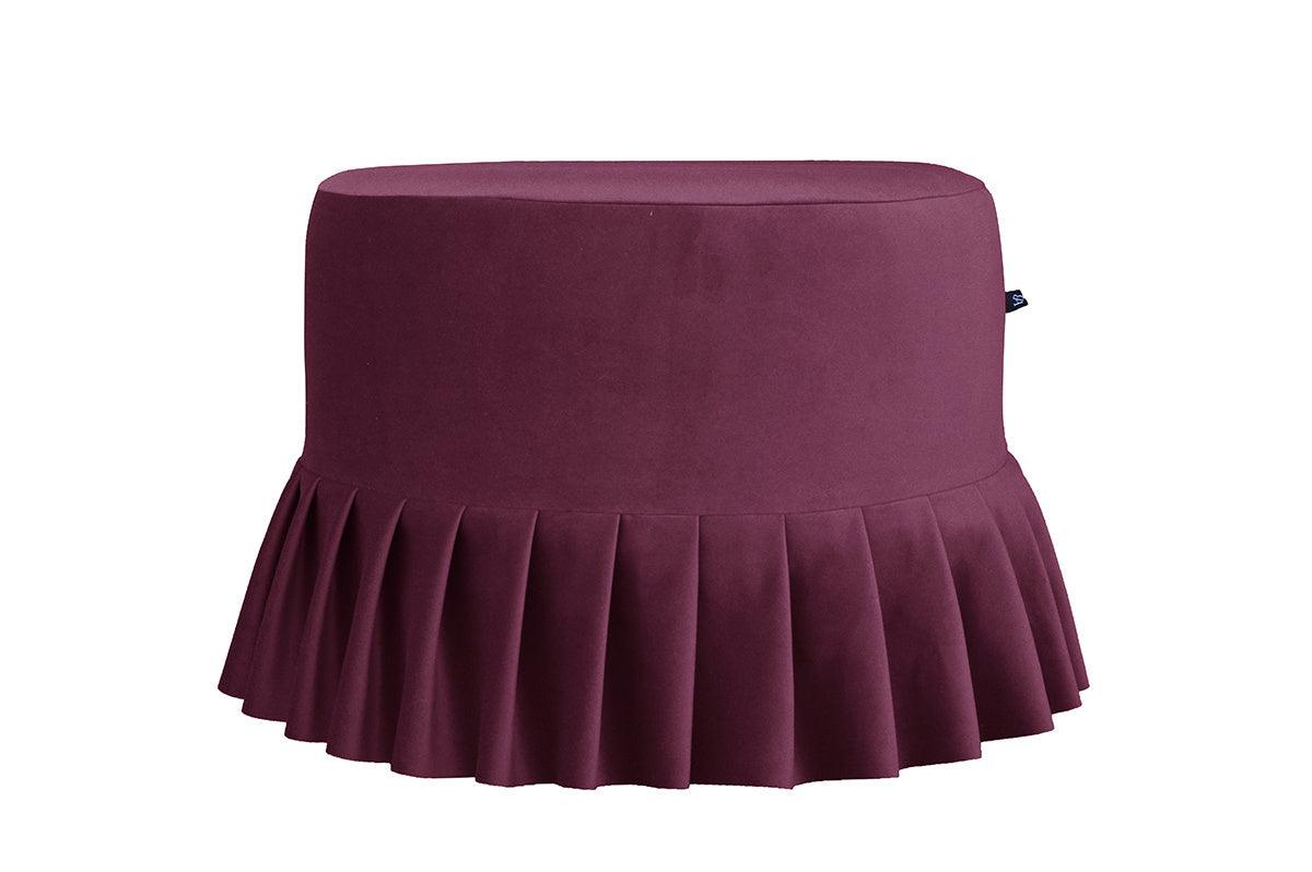 Puff with frill LOLITA purple, Happy Barok, Eye on Design