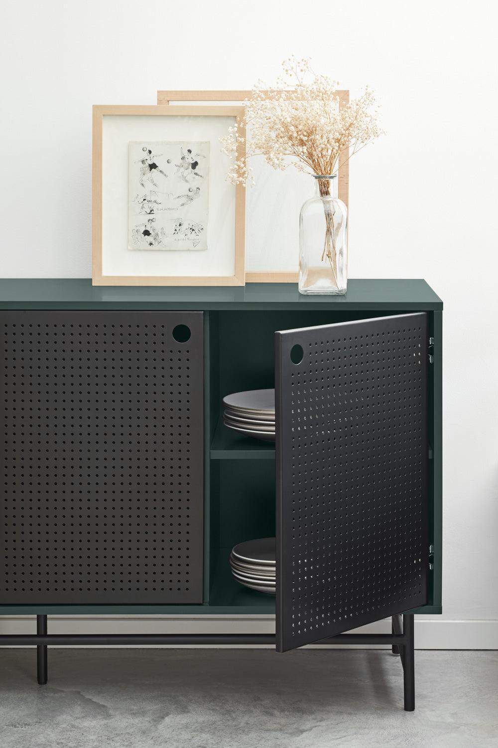 PUNTO chest of drawers dark green - Eye on Design