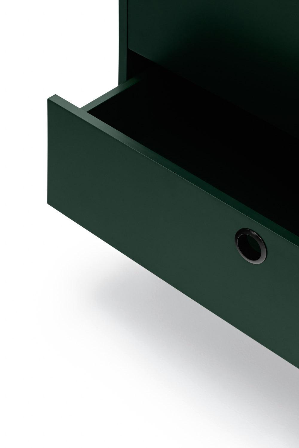 PUNTO chest of drawers dark green - Eye on Design