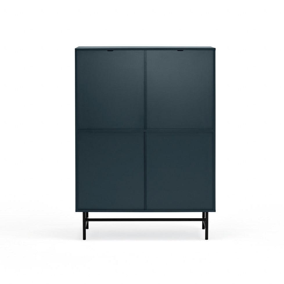 PUNTO high chest of drawers dark blue - Eye on Design