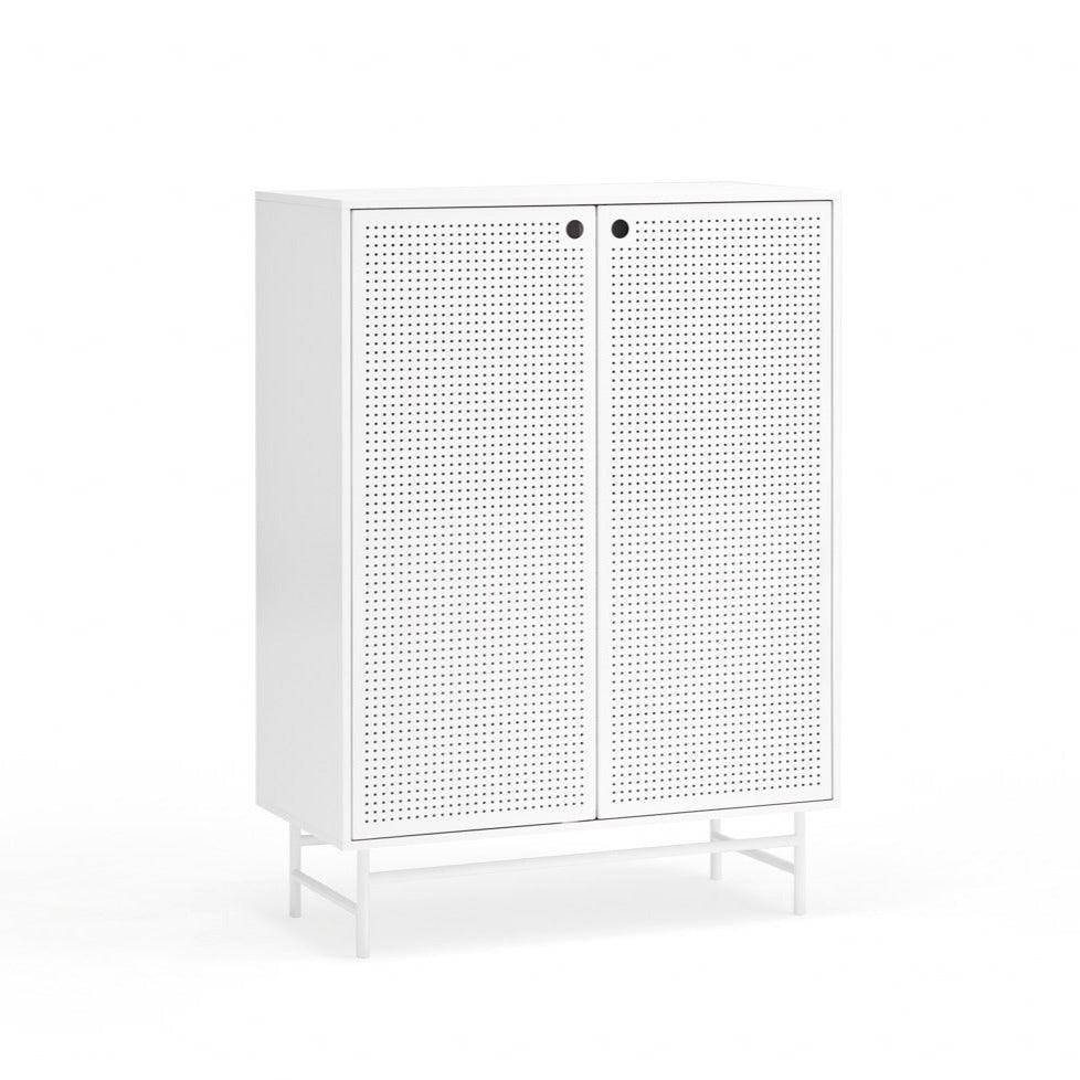 PUNTO high chest of drawers white - Eye on Design