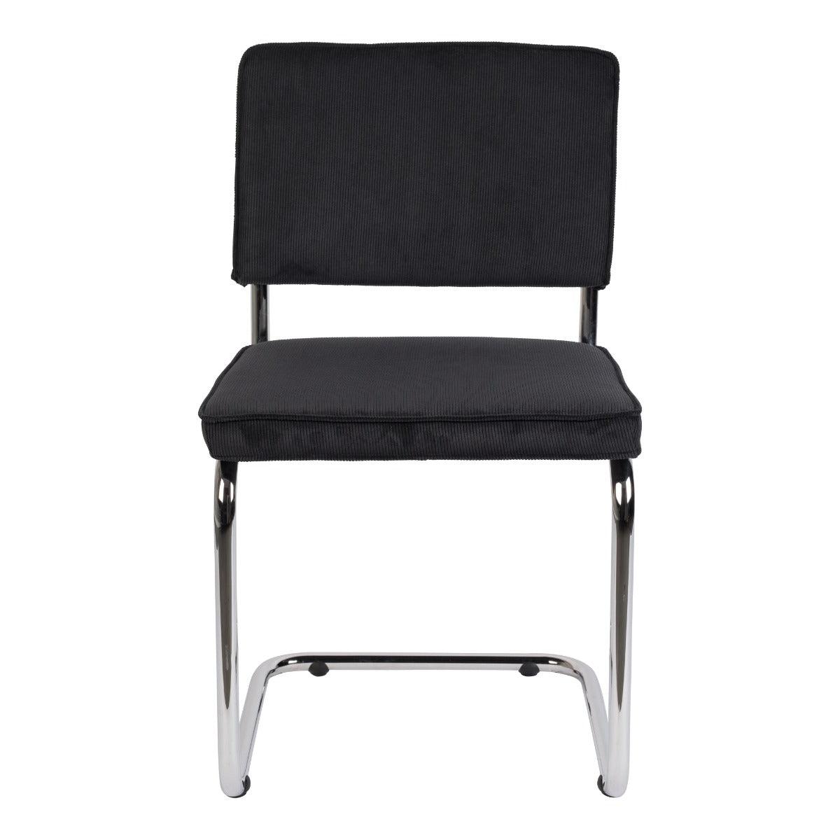 RIDGE RIB chair black, Zuiver, Eye on Design