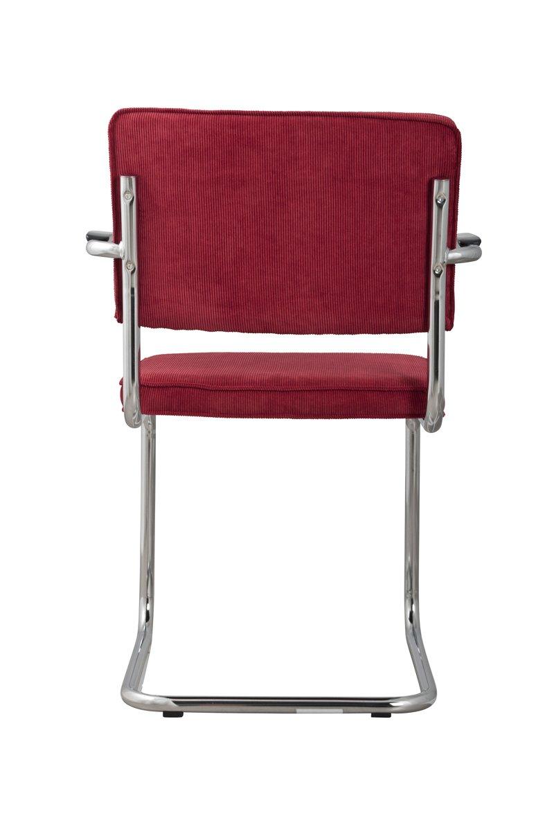 RIDGE RIB chair with armrests red - Eye on Design