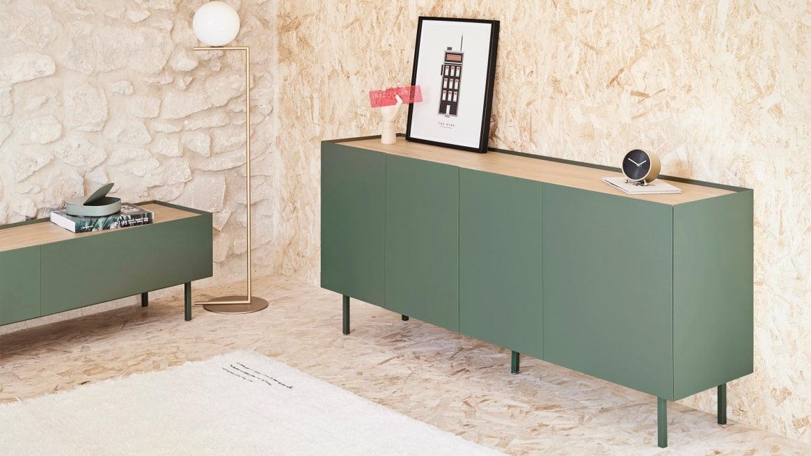 RTV cabinet ARISTA green - Eye on Design