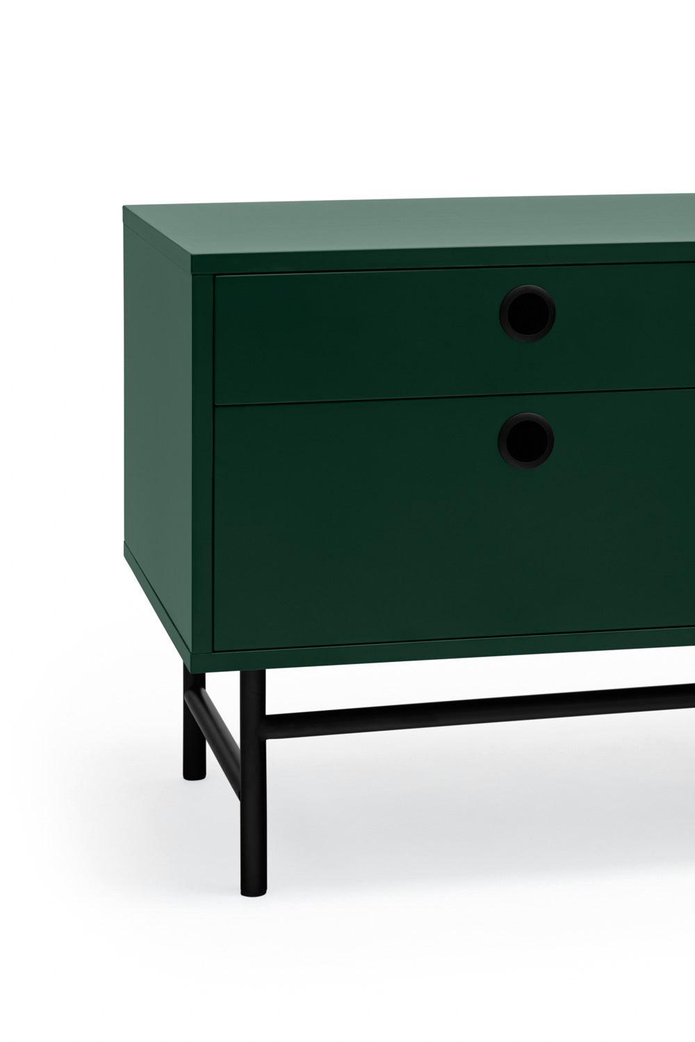 RTV cabinet PUNTO dark green - Eye on Design