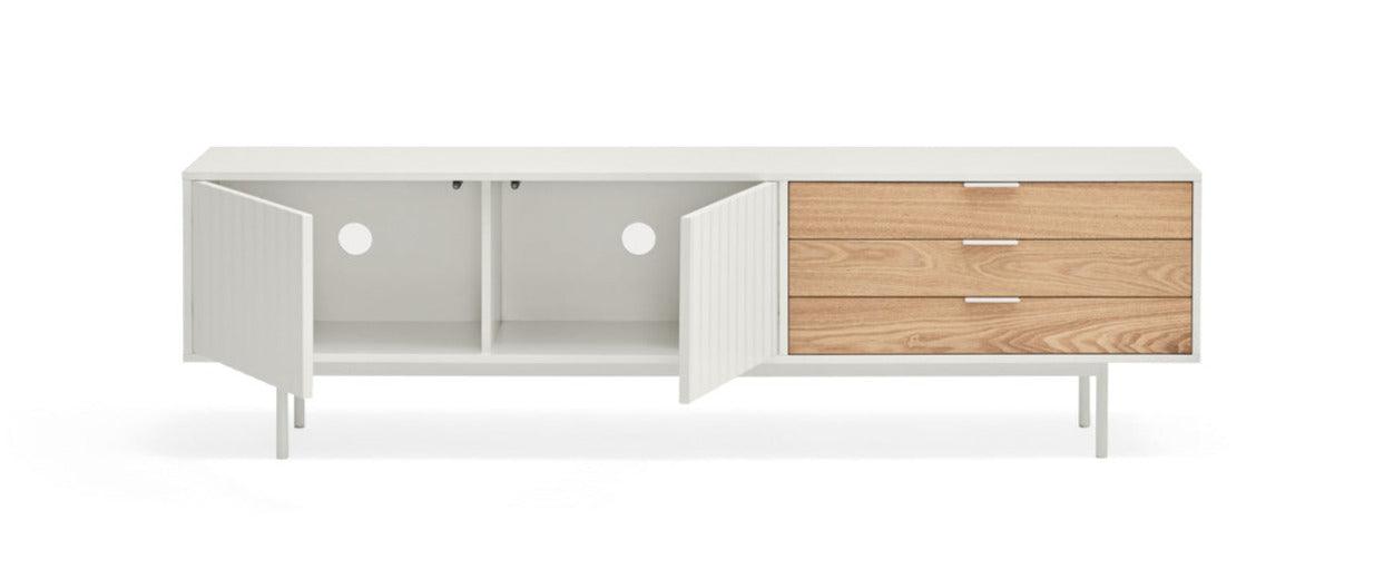 RTV cabinet SIERRA 2D white - Eye on Design