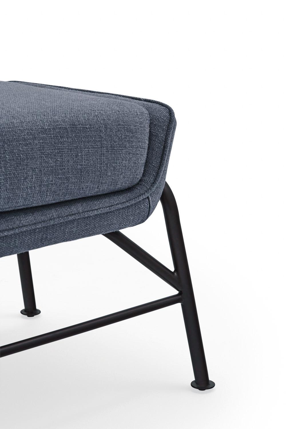 SADIRA footstool blue - Eye on Design