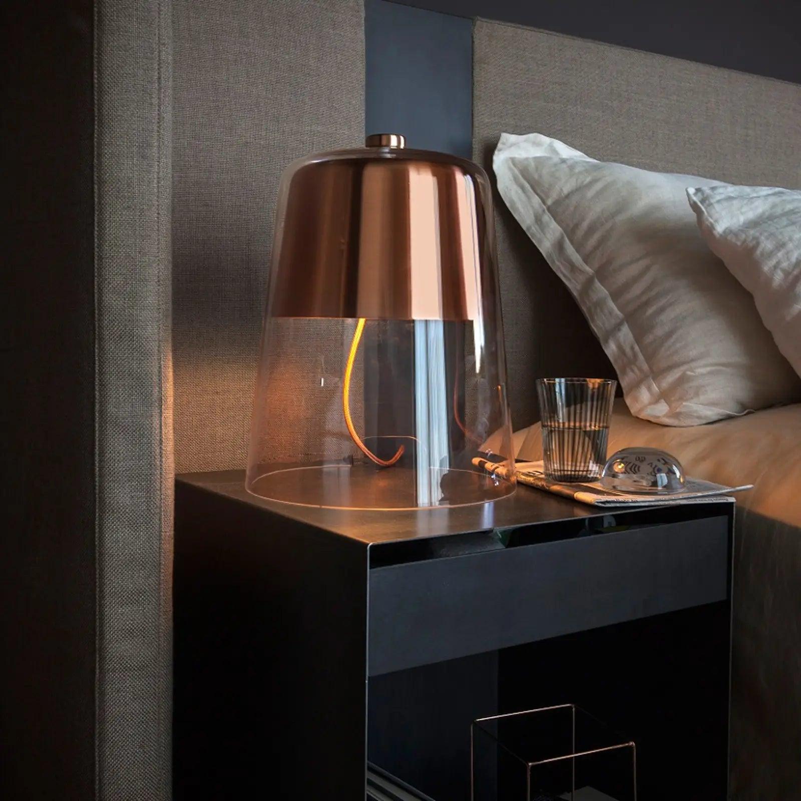 SEMPLICE copper table lamp - Eye on Design