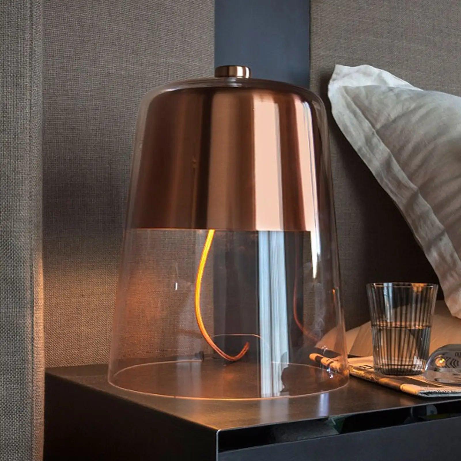 SEMPLICE copper table lamp - Eye on Design