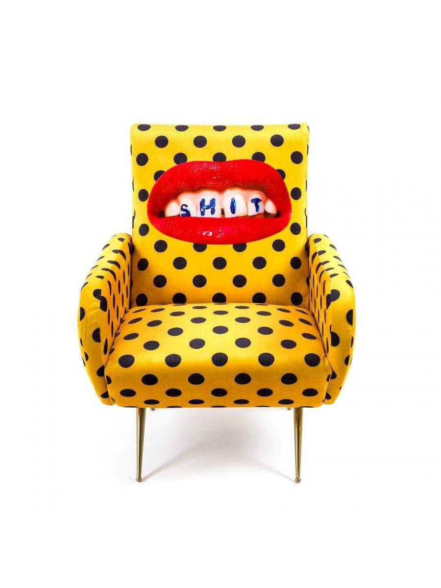 SHIT armchair yellow - Eye on Design