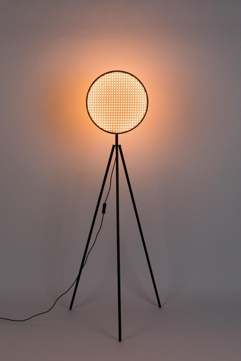 SIEN rattan floor lamp, Zuiver, Eye on Design