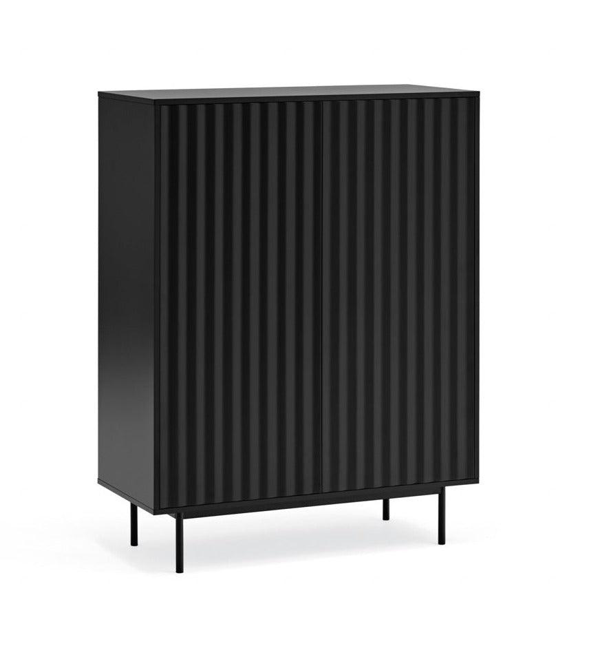 SIERRA high chest of drawers black - Eye on Design