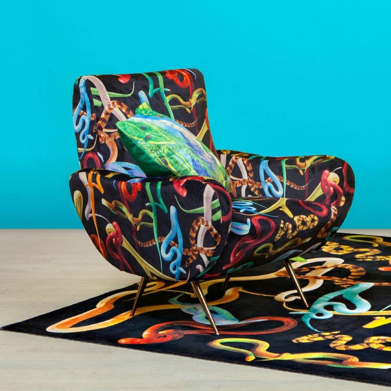 SNAKES armchair black - Eye on Design