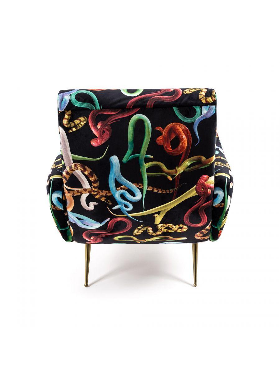 SNAKES armchair black - Eye on Design