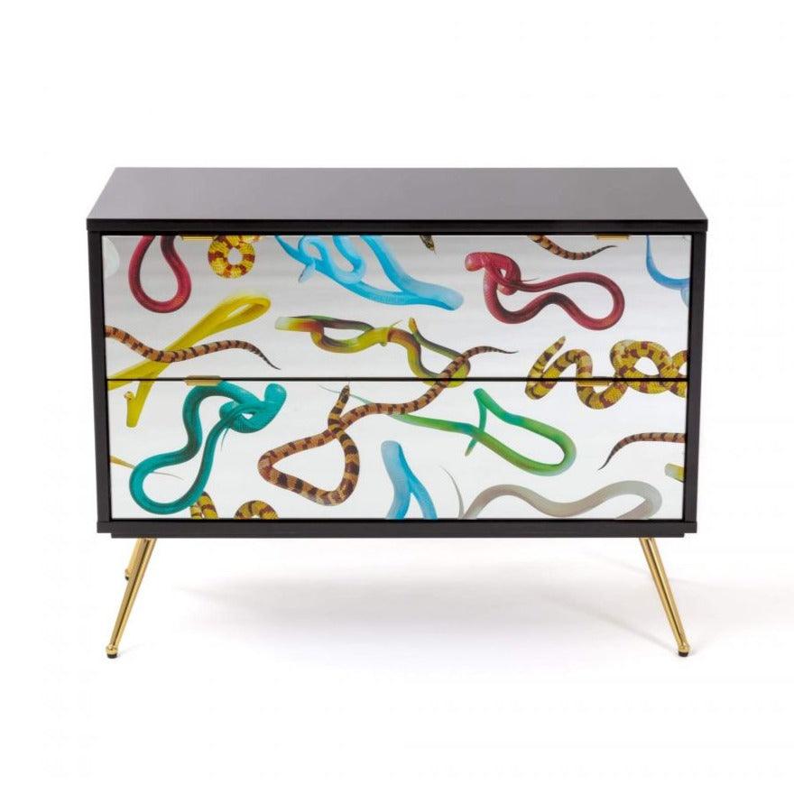 SNAKES cabinet with 2 drawers - Eye on Design