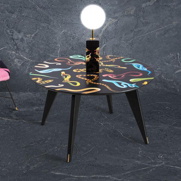 SNAKES round table black - Eye on Design