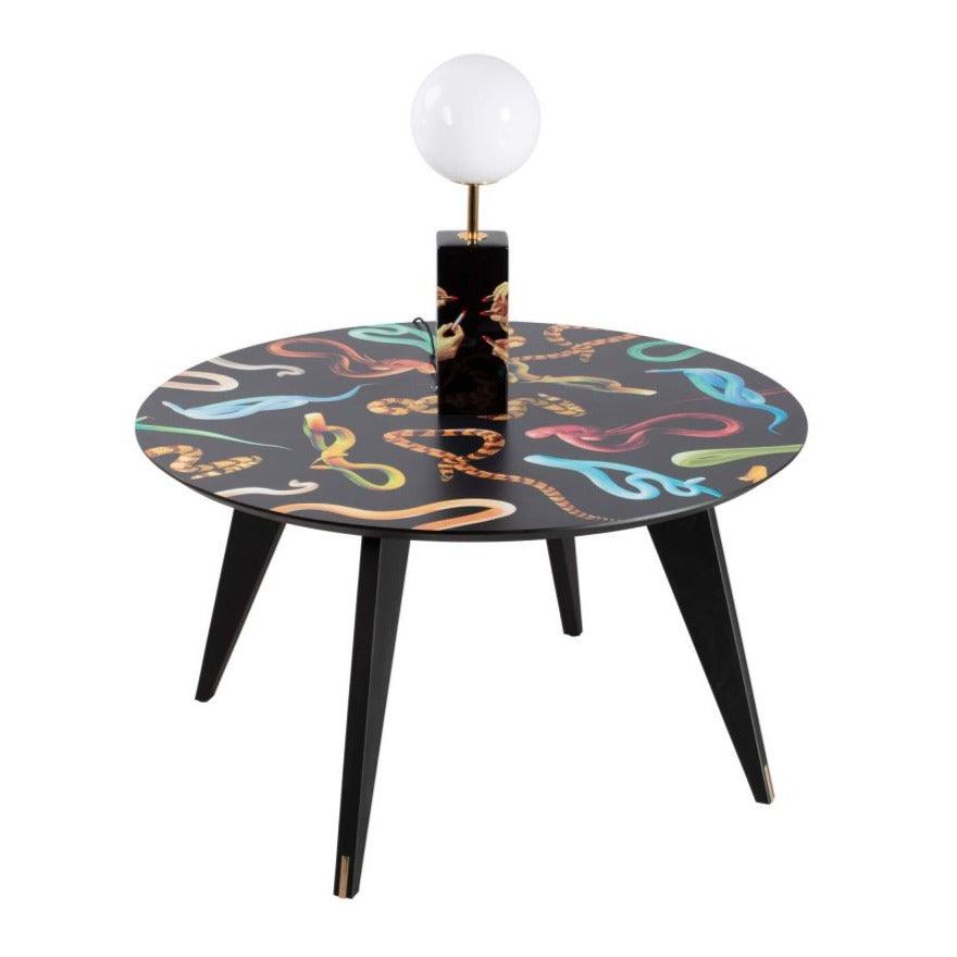 SNAKES round table black - Eye on Design