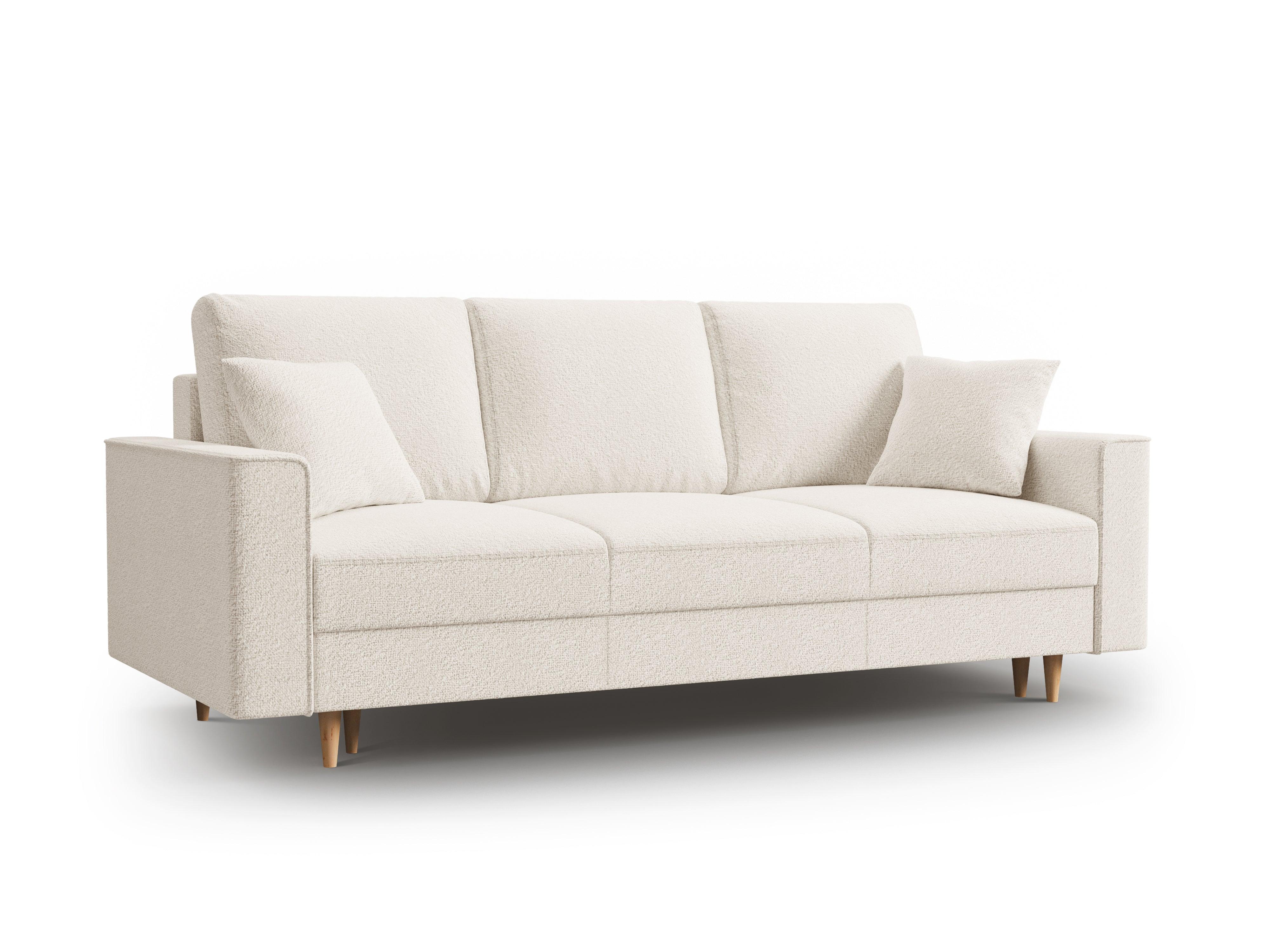 Boucle Sofa With Bed Function And Box, "Cartadera", 3 Seats, 222x100x92
Made in Europe, Mazzini Sofas, Eye on Design